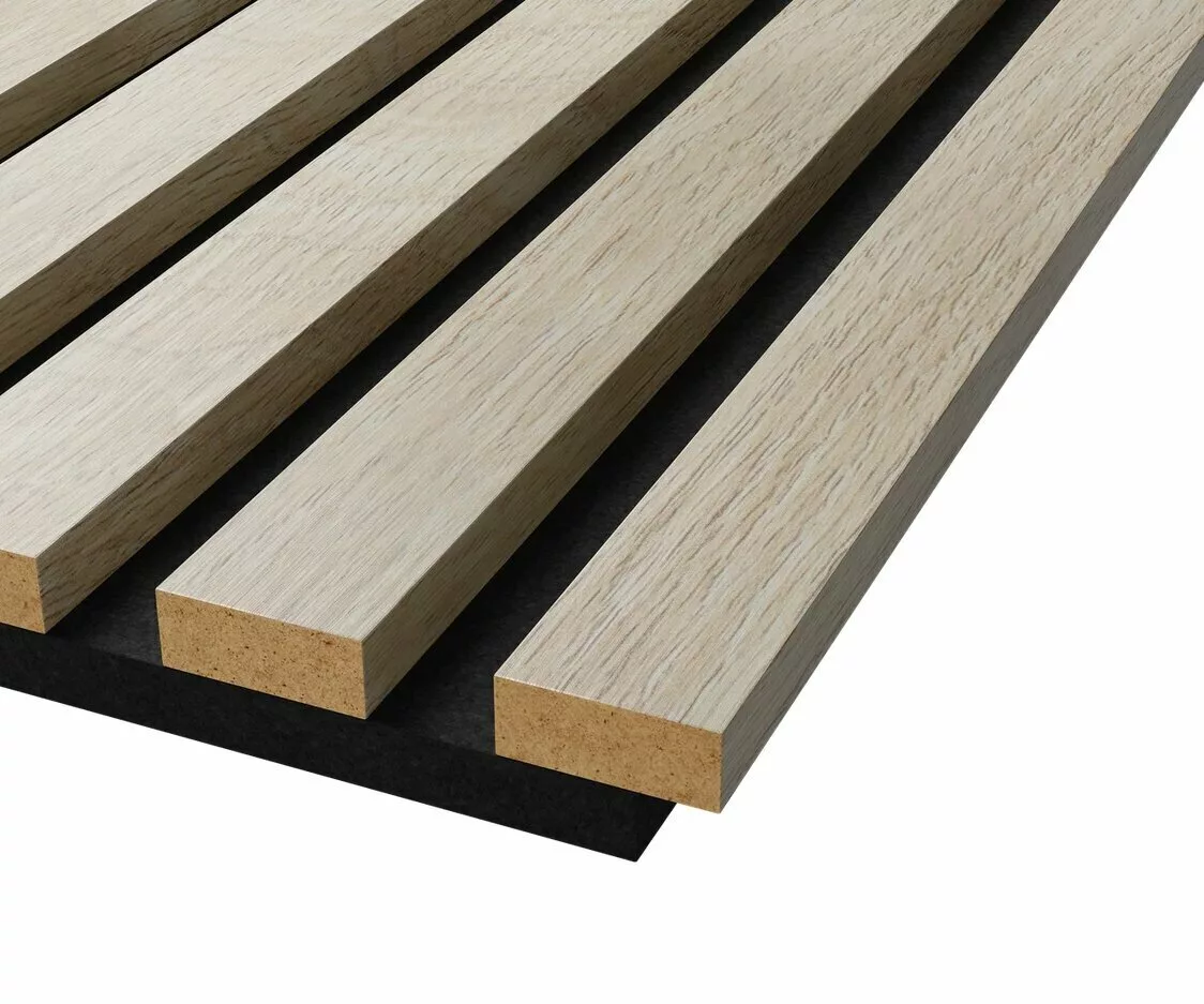 МДФ стеновая панель акустическая Cosca Decor Сканди Ясень Кристалл черный войлок 600×600×19 МДФ стеновая панель акустическая Cosca Decor Сканди Ясень Кристалл черный войлок 600×600×19